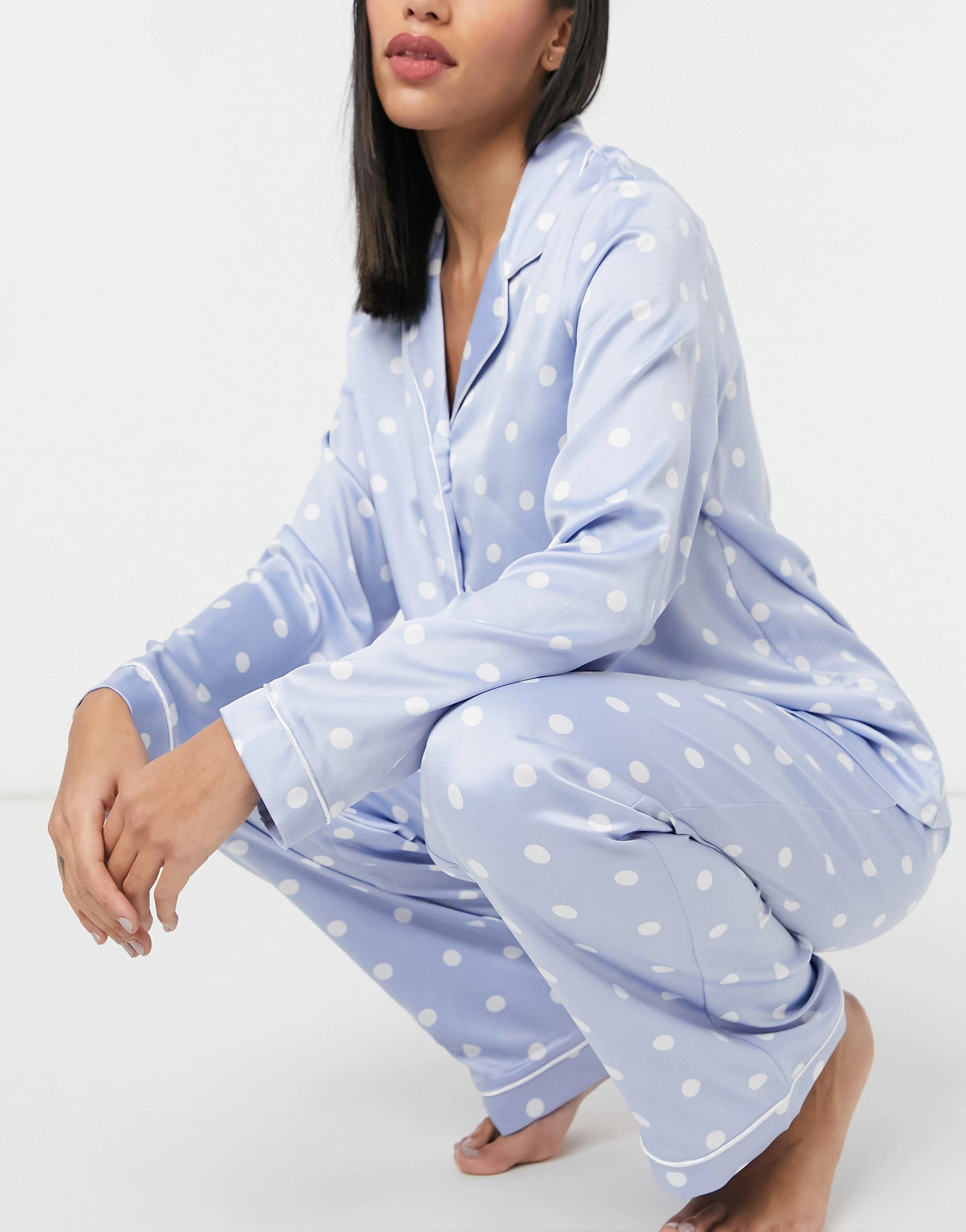 Lavender Color Digital Abstract Printed loungewear/Nightsuit For Women With Pants.